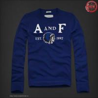 heren abercrombie and fitch est 1892 chief logo crewneck diepblauw Shop Tilburg aegx7875